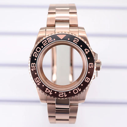 40mm Watch Case For NH35 NH36 NH70/8215/Eta2824 PT5000 NH34 Sapphire Glass