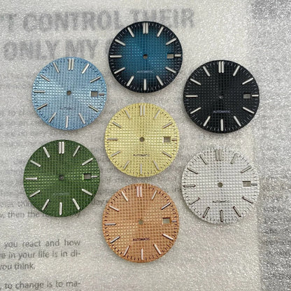 31.8mm Watch Dial AP Customizable Slogo For NH35 NH36 Hands C3 Green Luminous