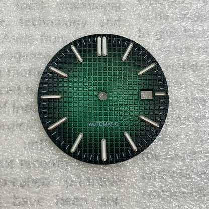 31.8mm Watch Dial AP Customizable Slogo For NH35 NH36 Hands C3 Green Luminous