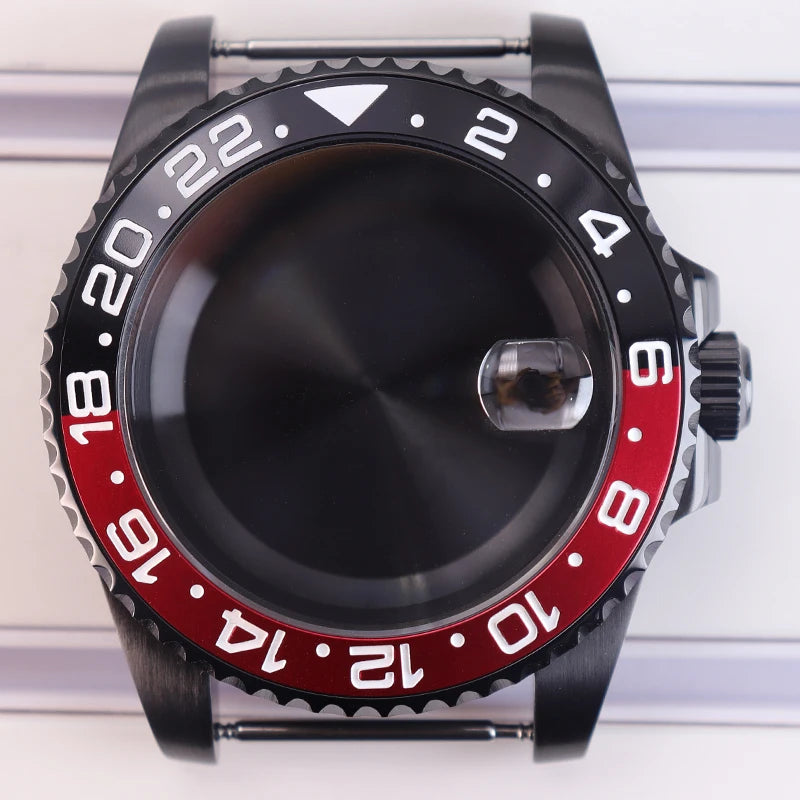 40mm Watch Case For NH34 NH35 NH36 NH38 NH70 4R36 Miyota 8215 Eta 2824 GMT SUB