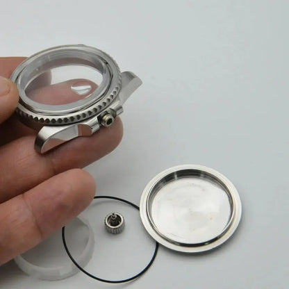 40mm Steel Watch Case for NH35/8215/GD2813/GD3804 with Movement Spacer Ring