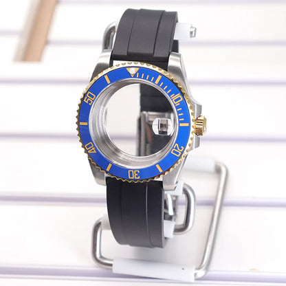 40mm Watch Case For nh35 nh36 nh34/38 Miyota8215 Eta2824 GMT SUB Case 120clicks