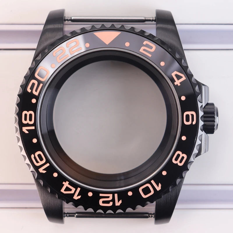 40mm Watch Case For NH34 NH35 NH36 NH38 NH70 4R36 Miyota 8215 Eta 2824 GMT SUB