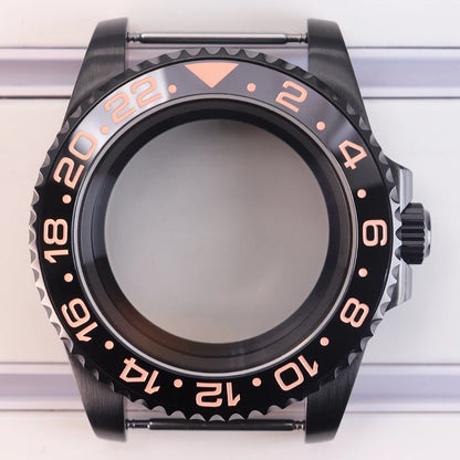 40mm Watch Case For NH34 NH35 NH36 NH38 NH70 4R36 Miyota 8215 Eta 2824 GMT SUB