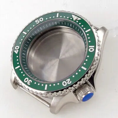 42mm Sapphire Glass Watch Case fit SKX 007 NH35 NH36 2824 200M Water Resistance