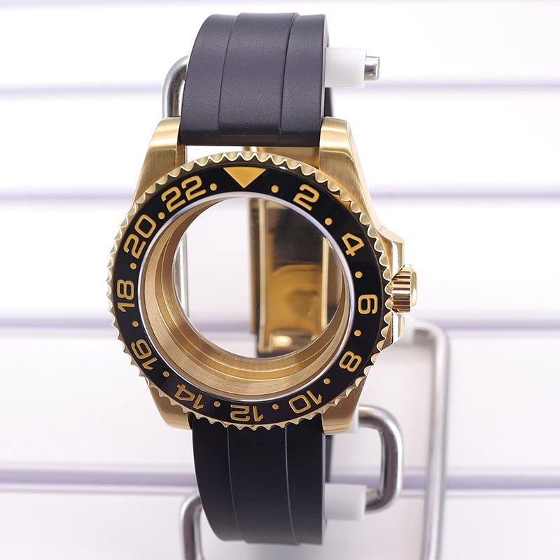 40mm Watch Case For nh35 nh36 nh34/38 Miyota8215 Eta2824 GMT SUB Case 120clicks
