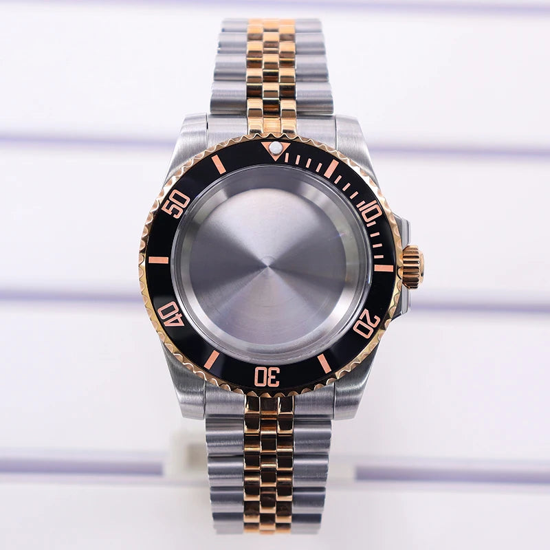 40mm Cases For NH35 NH34 NH36 NH38 NH70 Miyota8215 Eta2824 Unidirectional Bezel