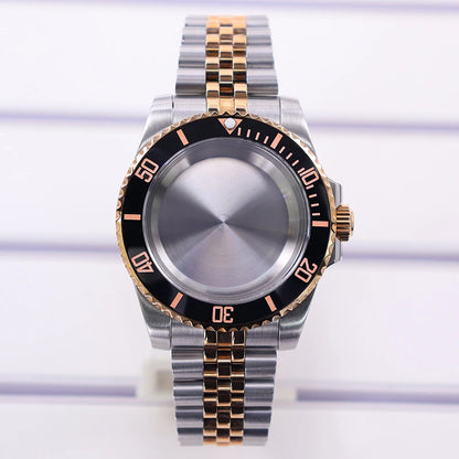 40mm Diver Watch Case For 4R NH35/36 NH38 NH70 Miyota8215 Eta2824 Sapphire Glass