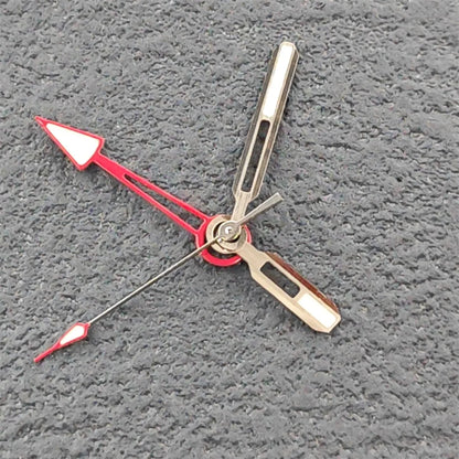 4 Hands Red Second Hand Green Luminous Watch Hands for NH35 NH34 NH36 4R 7S NH70