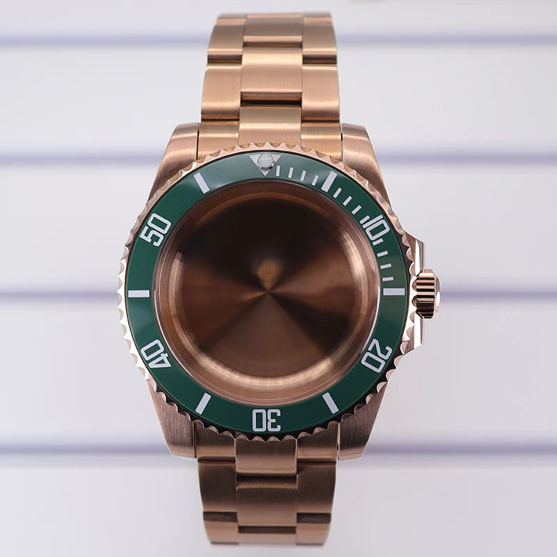 40mm Watch Case For NH35 NH36 NH70/8215/Eta2824 PT5000 NH34 Sapphire Glass