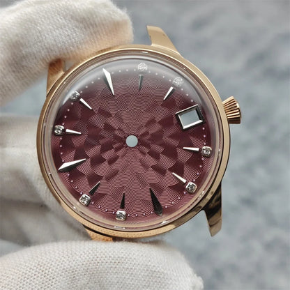 33mm Bubble Crystal Women's Cocktail Steel Watch Case for NH35/NH36/4R35A/4R36A