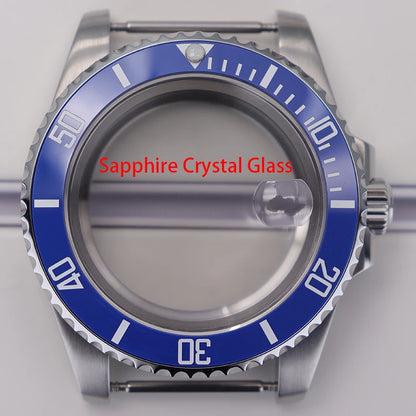 40mm Watch Cases for Nh35 Nh34 Nh36 Nh38 Miyota 8215 Eta 2824 Sapphire Glass