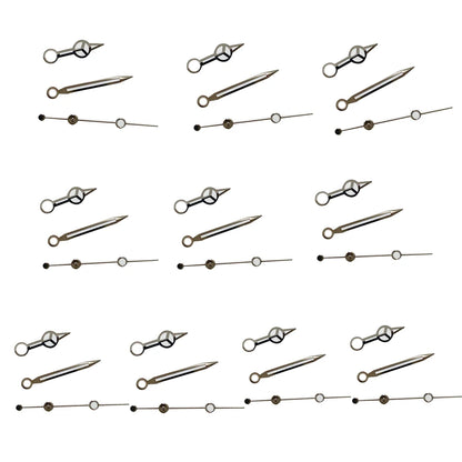 10 Sets Green Luminous Modified Watch Hands 3 Hands for NH35 NH36 Movement