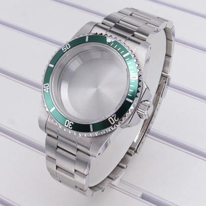 38mm Steel Watch Case With Bezel 120-clicks For Submariner NH35 NH36 NH70