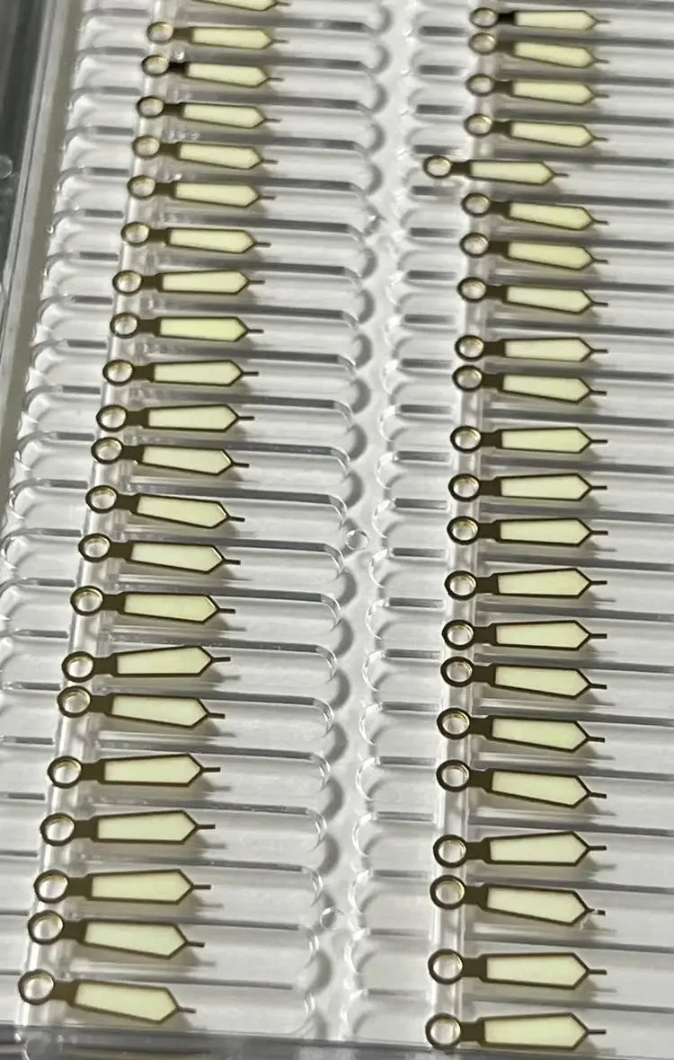 Silver Trim Super C3 Green Luminous Watche Hands for NH35/NH36/SBBN SKX007