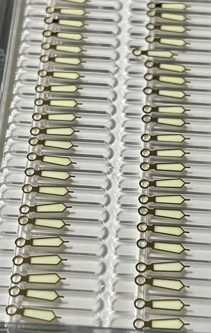 Silver Trim Super C3 Green Luminous Watche Hands for NH35/NH36/SBBN SKX007