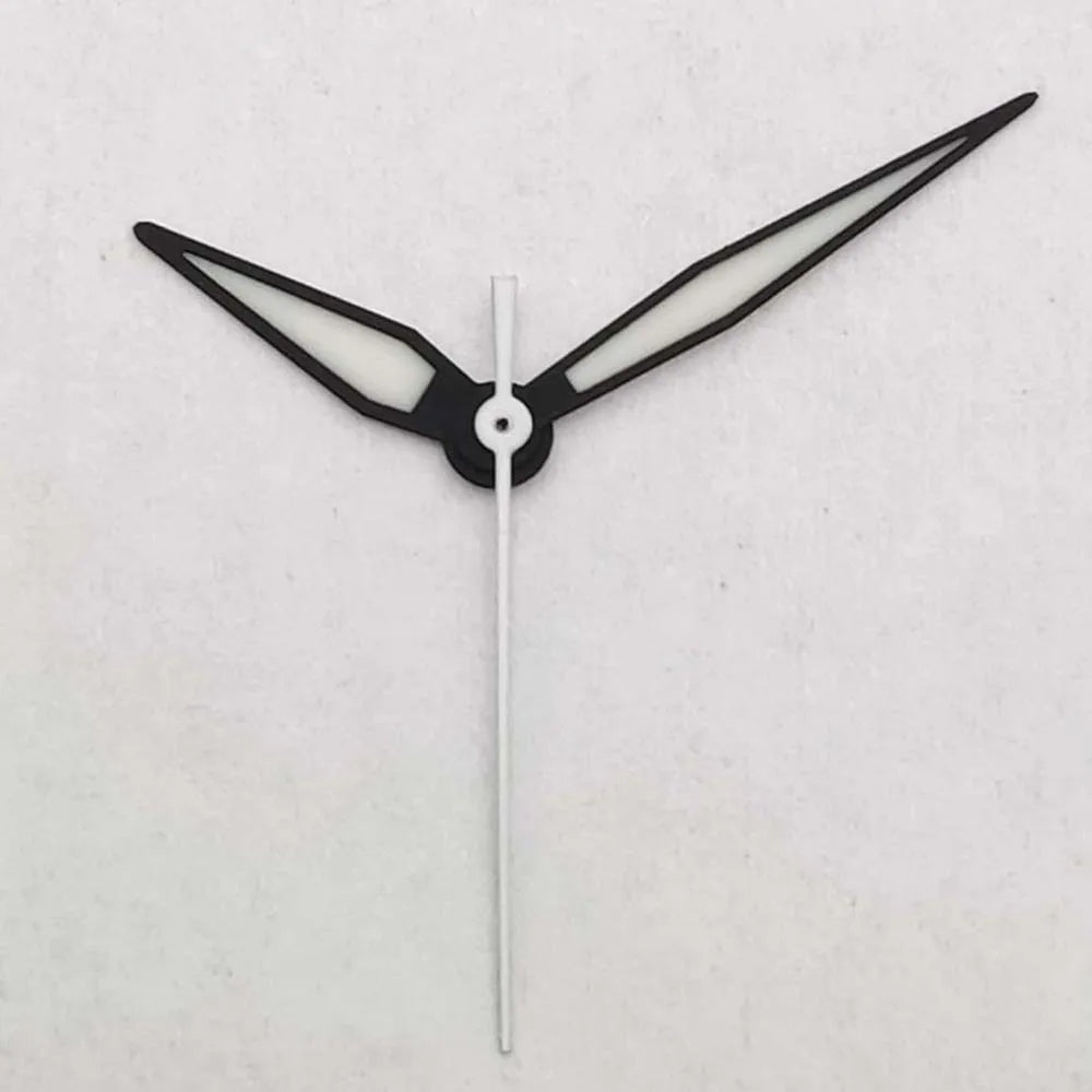 Black/Blue Watch Hands With Green Luminous Fit for NH35 NH36 Movement 3Pins