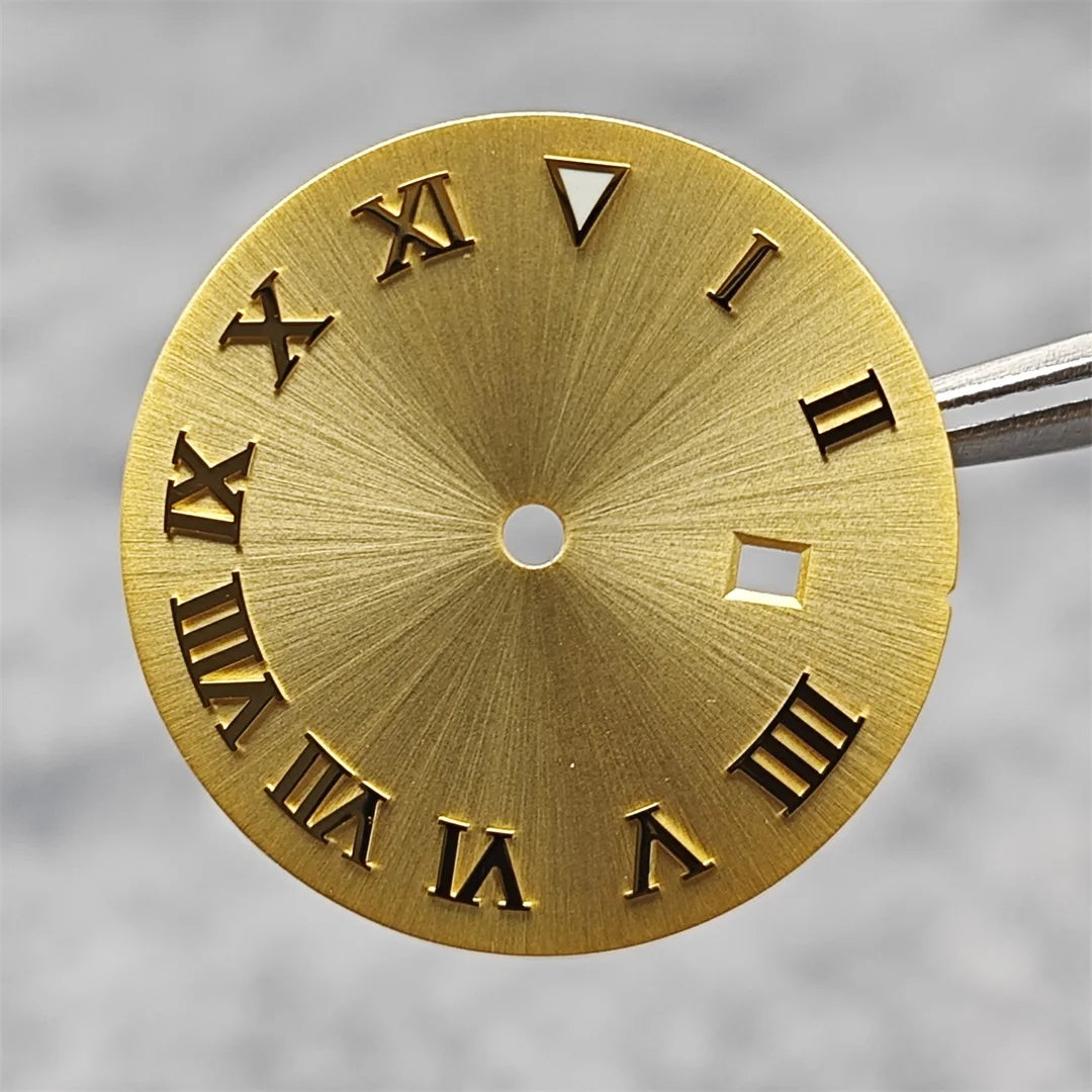 24.5MM Watch Dial Arabic Scale Surface BGW9 Luminous for NH05/NH06 for 31mm Case