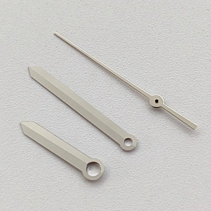 Silver Trim Polished Modified Watch Hands No Luminous for NH35 NH36 Movement