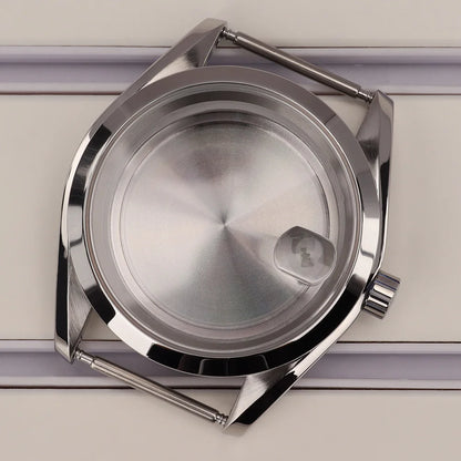 39mm Watch Cases Bevel Edge Polished Bezel For NH34 NH35 NH36 NH38 4R36