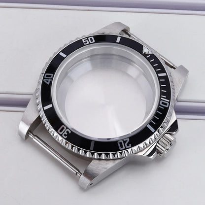 38mm Diving Steel Watch Case Sapphire For NH35 NH36 NH34/38 NH70 For Retro SUB