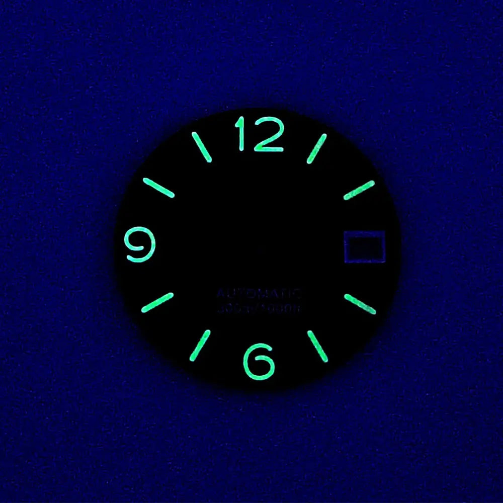Multicolor Font 28.5mm Watch Dial C3 Green Luminous for NH35 NH36 Movement