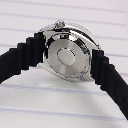 45mm Rubber Strap Sapphire Glass For NH35 NH36 NH34 NH38 4R36 fit 28.5mm Dial