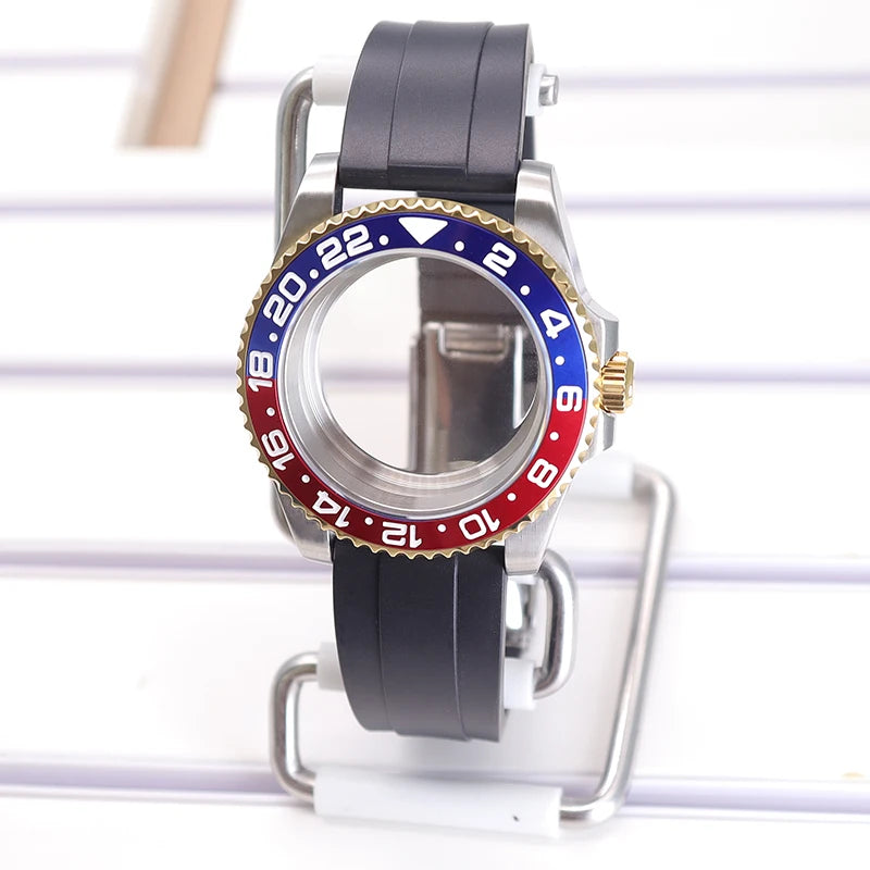 40mm Stainless Steel Watch Cases For Nh35 Nh34 Nh36 Nh70 Eta2824 8215 8205