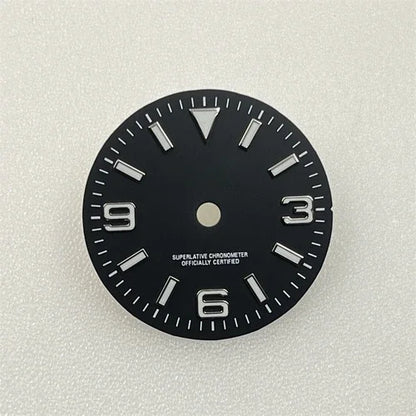 28.5mm/31mm GBW9 Luminous Logbook Surface Watch Dial for NH35A/4R35/NH34/NH36