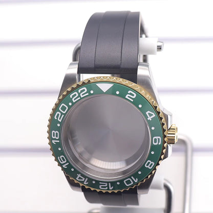40mm Watch Case Set For GMT SUB Yacht NH34 NH35 NH36 NH39 8215 Eta2824 PT5000