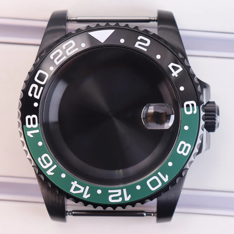 40mm Watch Case For NH34 NH35 NH36 NH38 NH70 4R36 Miyota 8215 Eta 2824 GMT SUB