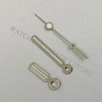 Colour Blocking Silver Yellow Green Luminous Watch Hands for NH35/NH36/4R/7S