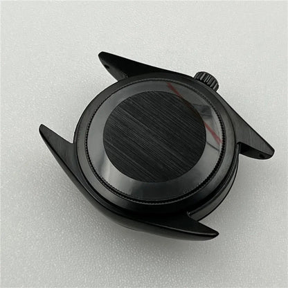 36mm Black/Silver Modified Diving Stainless Steel Watch Case for NH35 NH36