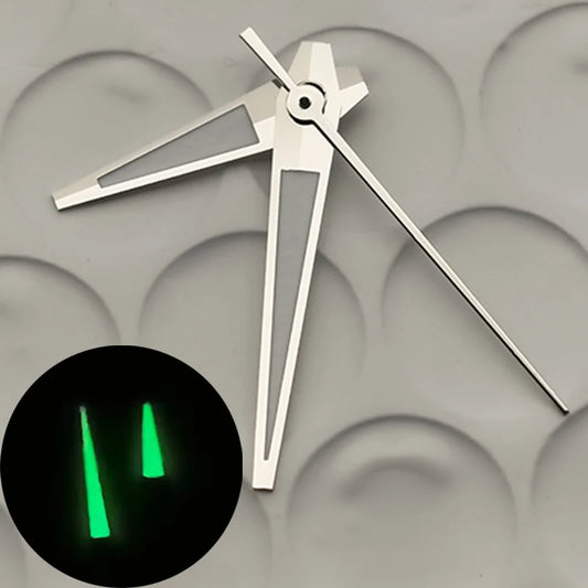 Green Luminous Watch Hands For NH35 NH36 4R35 4R36 7S26 SKX007 SKX009 SRPD