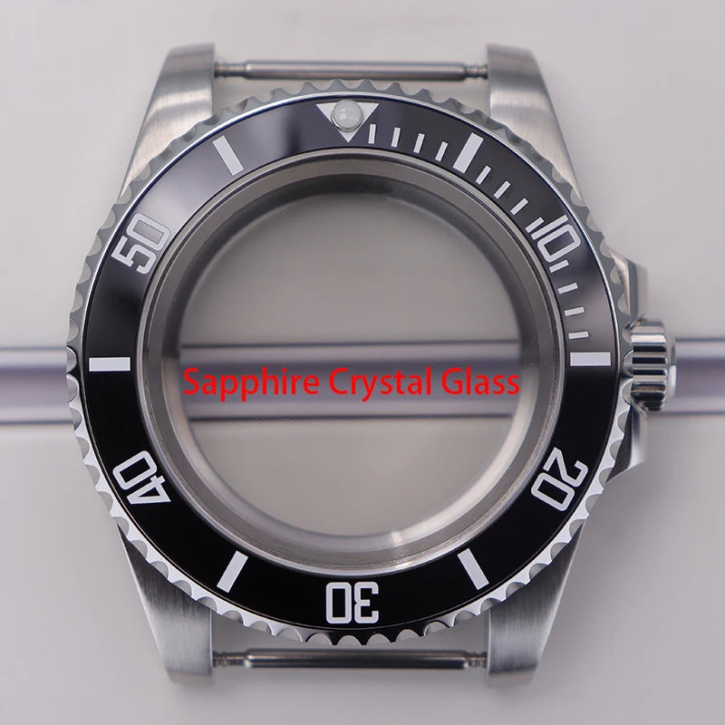 40mm Watch Cases for Nh35 Nh34 Nh36 Nh38 Miyota 8215 Eta 2824 Sapphire Glass
