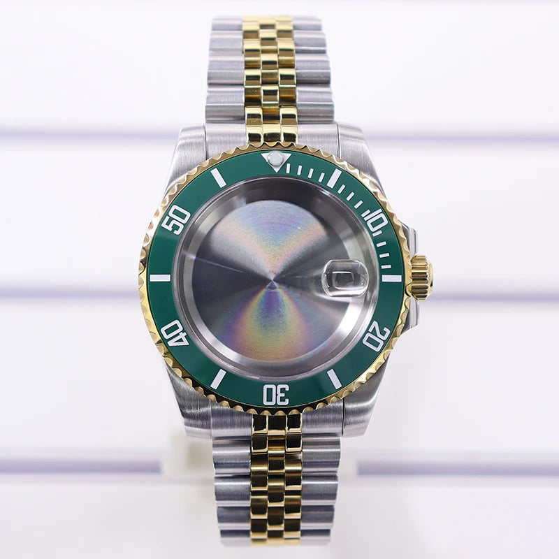 40mm Watch Case Sapphire Glass For Nh35 Nh34 Nh36 Nh72 2824 Miyota 8215 SUB GMT