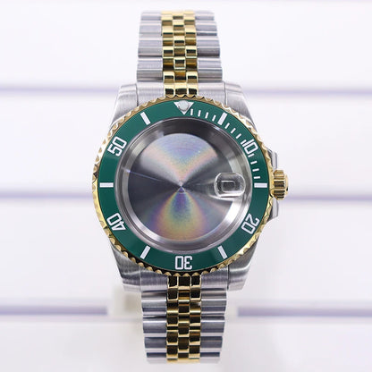 40mm Watch Case Sapphire Glass For Nh35 Nh34 Nh36 Nh72 2824 Miyota 8215 SUB GMT