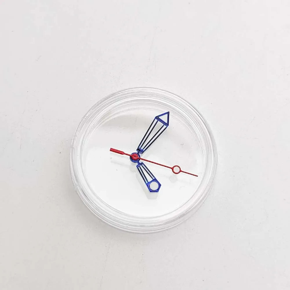 Hollow Watch Hands for NH35 NH36 4R35 Movement No Luminous Fit 31.5mm Dia