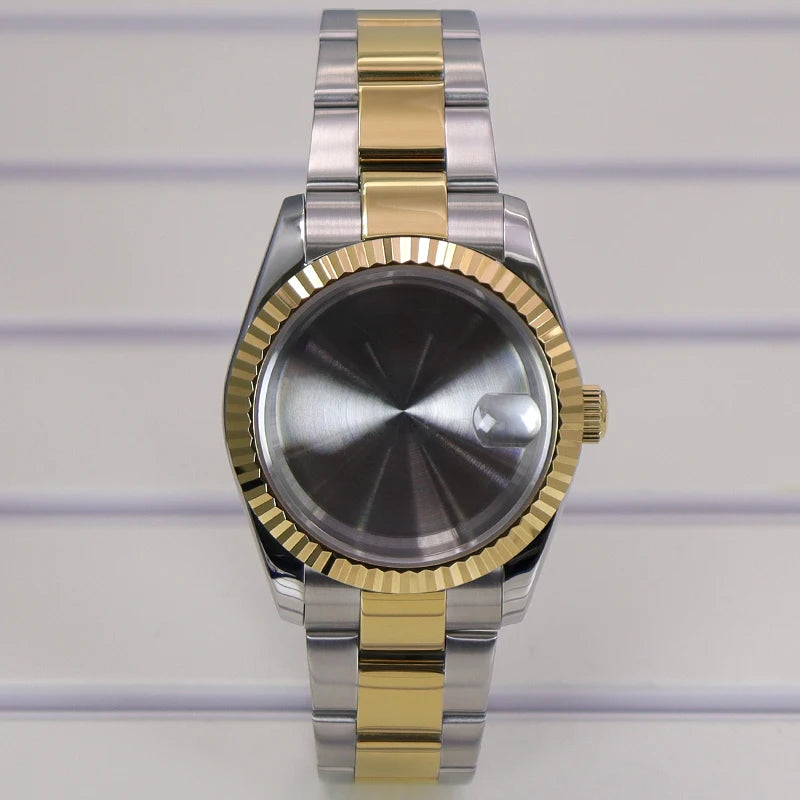 36/39mm Watch Cases Set Sapphire Glass For NH35 NH36 NH34 NH70 8215 Datejust