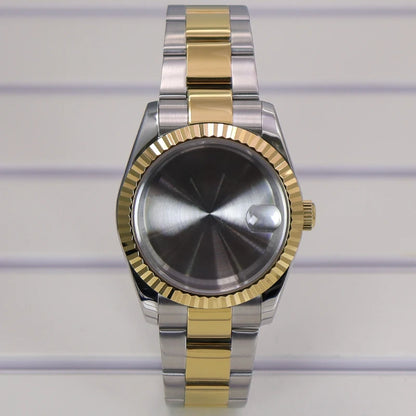 36/39mm Watch Cases Set Sapphire Glass For NH35 NH36 NH34 NH70 8215 Datejust