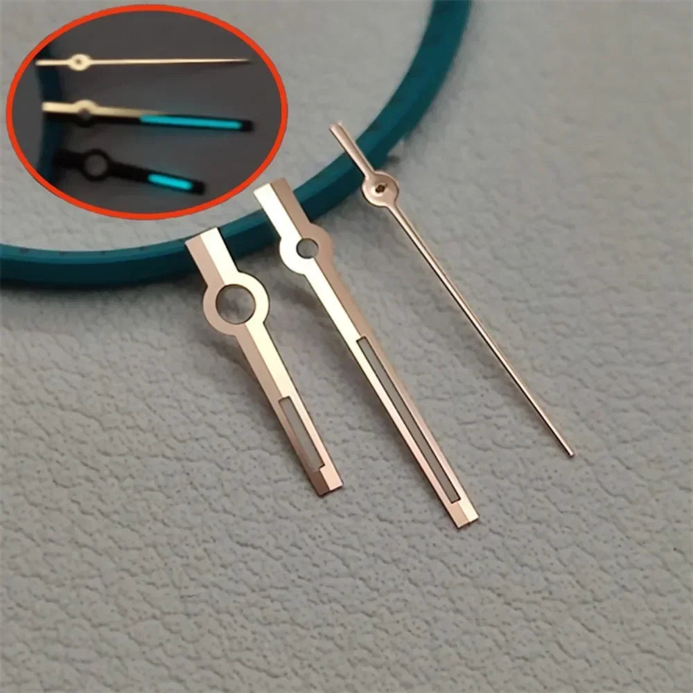 Modified BGW9/3C with Green Luminous Watch Hands for NH35A NH36A Movement