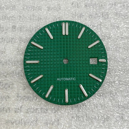 31.8mm Watch Dial AP Customizable Slogo For NH35 NH36 Hands C3 Green Luminous