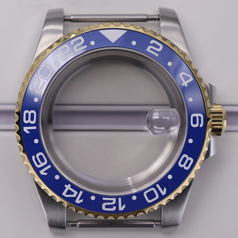 40mm Watch Case Sapphire Glass For Nh35 Nh34 Nh36 Nh72 2824 Miyota 8215 SUB GMT