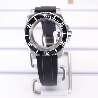 40mm Watch Case For 4R NH35 NH36 NH34/38 NH70 8215 Eta2824 PT5000 Sapphire Glass