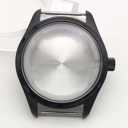 40mm Silver Rose Gold Black Color Watch Case for NH35 NH36 4R fit 33.5mm Dial