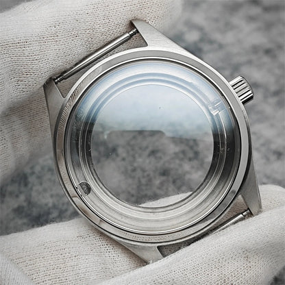 40mm 316L Stainless Steel Sapphire Crystal Watch Case for NH35 NH36 Movement