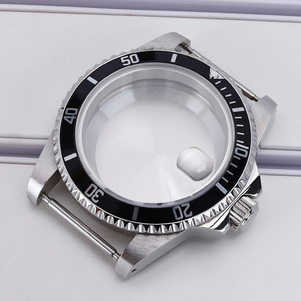 38mm Steel Watch Case With Bezel 120-clicks For Submariner NH35 NH36 NH70