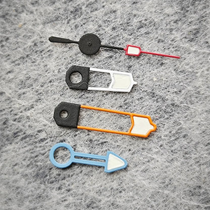 Orange White Blue Combination 4 Hands Green Luminous Watch Hands for NH34