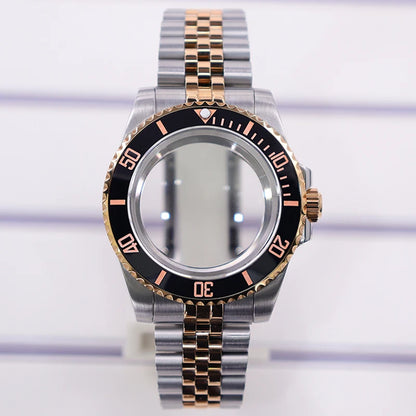 40mm Cases For NH35 NH34 NH36 NH38 NH70 Miyota8215 Eta2824 Unidirectional Bezel