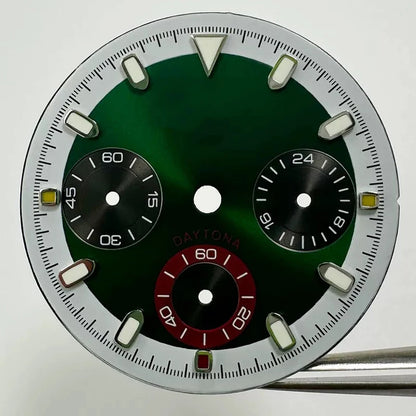 29.5mm VK63 Dial S Logo Dial Suitable For NH35/NH36 Movement Vertical Lines